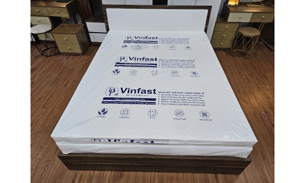 NỆM VINFAST WHITE BLUES